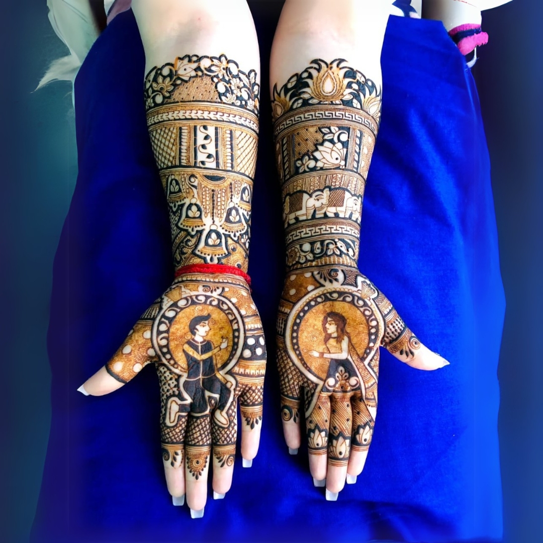 Engagement Mehandi by Mehandi Art by Prakash