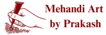 Mehandi Art by Prakash Logo